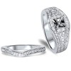 Pompeii3 1/2ct Diamond Engagement Mount Set 14K White Gold - 3 of 4