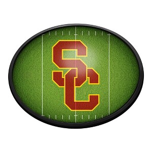 College Football On the 50 Design Oval Slimline Lighted Wall Sign - 1 of 4