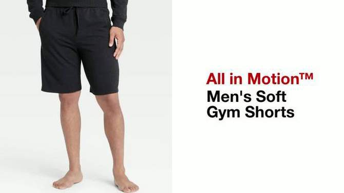 Men's Soft Gym Shorts 9" - All In Motion™, 2 of 4, play video