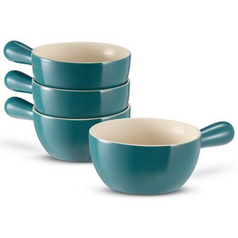 French Onion Soup Crocks, 24 Oz, Set Of 4, Teal Ombre : Target