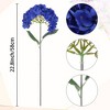 REGALWOVEN Silk Bouquet Artificial Hydrangea Flowers 22.8" 6 Pcs - 4 of 4