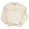 Simply Sage Market Embroidered I Love Fall Sweatshirt - 2 of 4