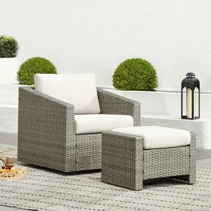 Spruce & Spring Outdoor Rattan Wicker Patio Furniture - 1 of 4