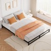 Twin Size Metal Platform Bed Frame with Steel Slat Support - 4 of 4