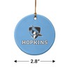 Johns Hopkins University Primary Logo Porcelain Holiday Christmas Tree Ornament - 3 of 4
