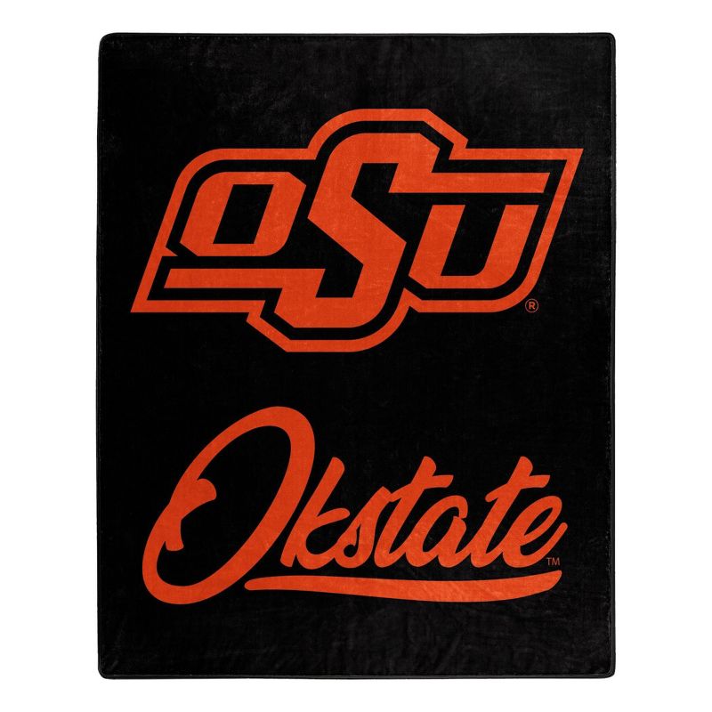 NCAA Signature Oklahoma State Cowboys 50 x 60 Raschel Throw Blanket, 1 of 4