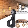 10pcs /Box Holiday Lights Hanger Hooks With Phillips Screw For Wire And Led Light(White) - 2 of 4