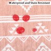 Bedroom Area Rug Boho Accent Throw Floor Cover Non Slip Stain Resistant Rug Farmhouse Bordered Carpet for Living Room Bedroom Home Decor - 4 of 4