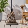 Maggift Umbrella Base, Elephant Pattern Umbrella Base with Adapter, Cute Design, Suitable for Patio, Yard, Poolside, Gray, 13.5" * 13.5" * 18" - 3 of 4