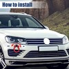 Unique Bargains Red Bumper Trailer Ring Eye Towing Tow Hook Screw for Volkswagen Golf 10.16"x2.36" - 3 of 4