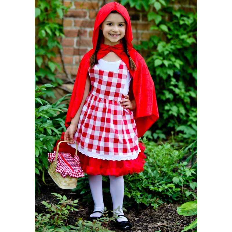HalloweenCostumes.com Girl's Red Riding Hood Tutu Costume, 5 of 7