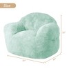 Large Bean Bag Chair for Adults, Lazy Sofa Upholstered Floor Sofa Soft Plush Chair Bean Bag Couch for Living Room Bedroom - 3 of 4