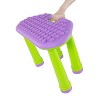 UNiPLAY Indoor/Outdoor Toddler Activity Table Set with 25 Piece Building Blocks - 3 of 4