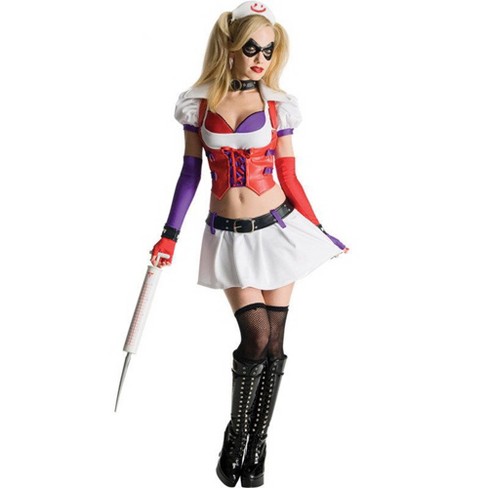 Rubies Batman Arkham City Asylum Harley Quinn Women's Costume : Target