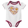 NFL Washington Commanders Infant Girls' 3pk White Bodysuit - 2 of 4