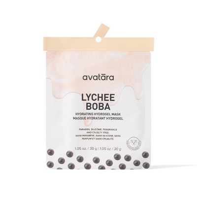 Avatara Lychee Boba Hydrogel Face Mask - 0.63 fl oz