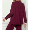 Women's Mock Neck Sweater Top - SEE AND BE SEEN - 3 of 4