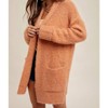 Women's Fuzzy Cardigan - Hem & Thread - 3 of 4