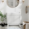 APRILSOUL  Bathroom Vanity, Mid-Century Bathroom Vanity with 2 Soft Closing Doors, Freestanding Bathroom with Wood Grain Laminate - 3 of 4