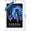 Trends International NASA - Europa Travel Poster Framed Wall Poster Prints - 3 of 4