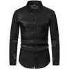 Lars Amadeus Men's Long Sleeves Button Down Prom Wedding Shiny Party Shirts - 2 of 4