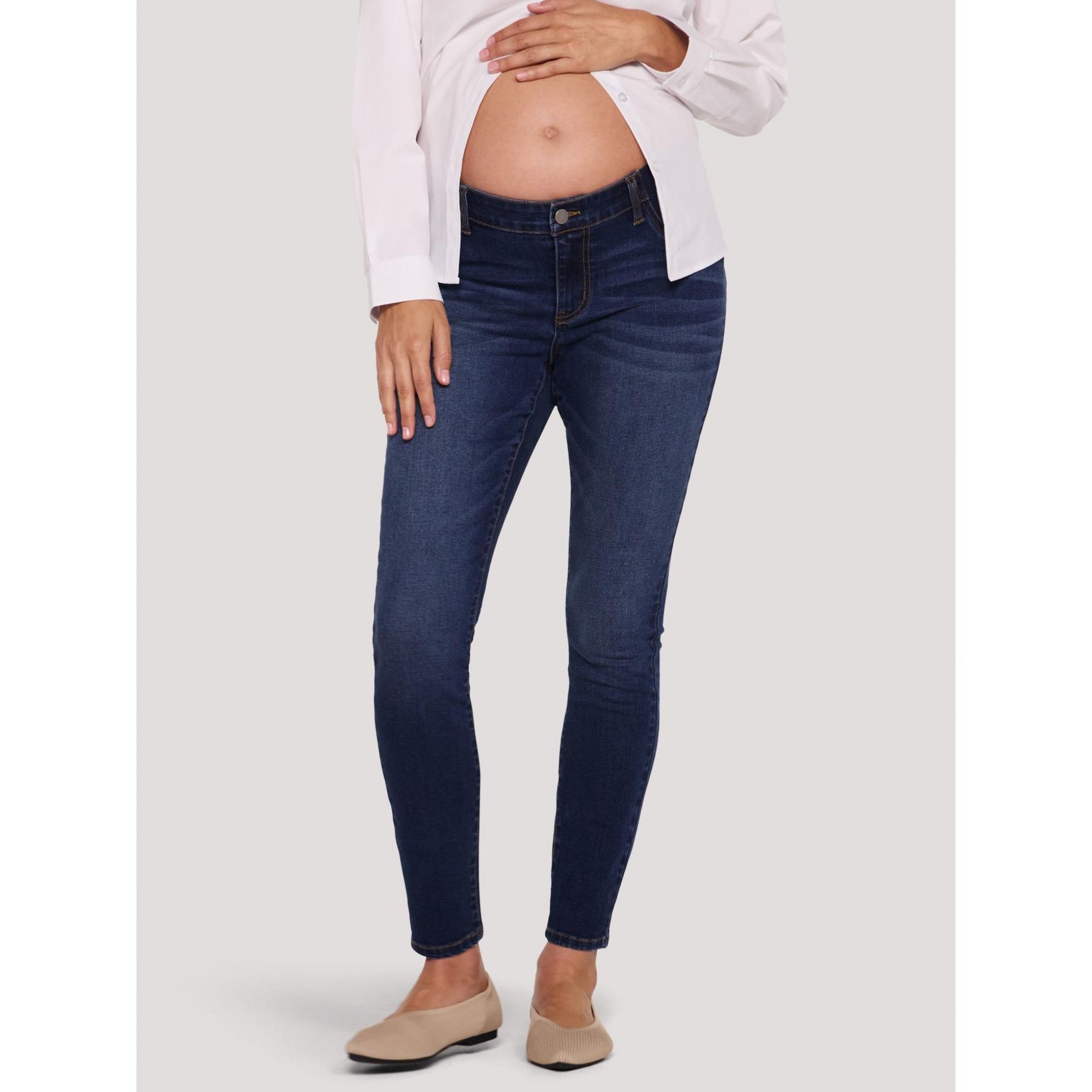 Women's Under the Belly Ankle Skinny Jeans | Motherhood Maternity