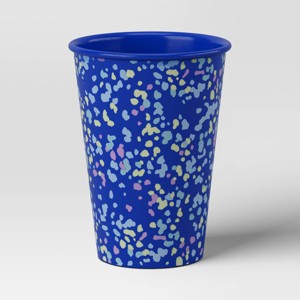 15oz Plastic Terrazzo Candid Cobalt Tall Tumbler Blue - Room Essentials™ - 1 of 3
