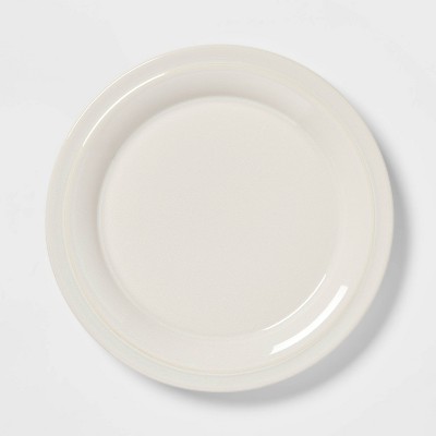 10" Porcelain Woodbridge Dinner Plate White - Threshold™