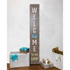 Pavilion Gift Company - Welcome to Camp - 48" Wooden Sign - Wall Sign Panels - 4 of 4