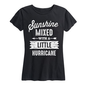 Women's - Instant Message - Sunshine Mixed Hurricane Short Sleeve Graphic T-Shirt - 1 of 4