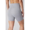 90 Degree By Reflex Womens 2 Pack Wonderlink Tribeca Elastic Free High Waist 7" Side Pocket Short and Everyday Basic Short - 3 of 4