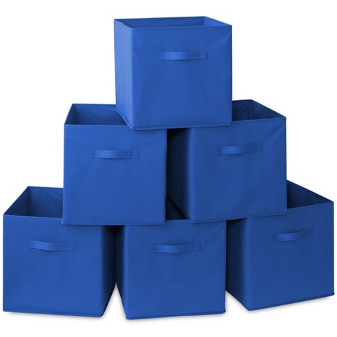 Casafield 6 Pack Collapsible Fabric Cubes, Storage Bins