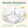 LunaLulinlk Round Plastic Lazy Susan Turntable Food Storage Container for Kitchen (5 Removable Bin, 1 Pack) - 3 of 4