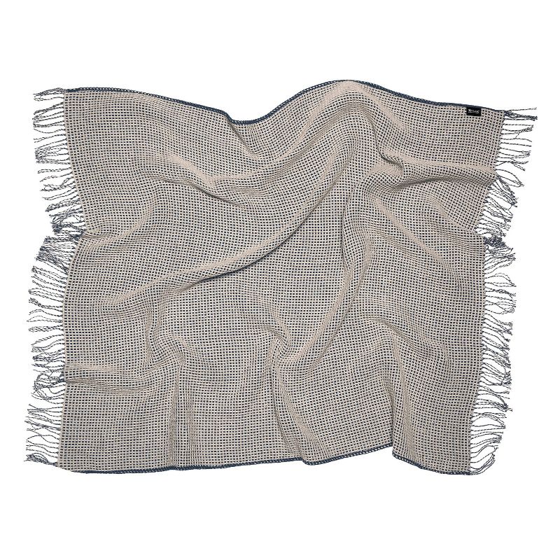 Indoor/Outdoor Reversible Throw Blanket Indigo - Classic Accessories, 3 of 7