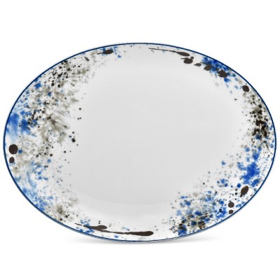 Noritake Blue Nebula Oval Platter