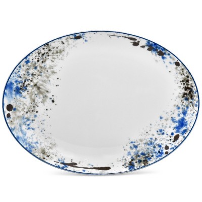 Noritake Blue Nebula Oval Platter