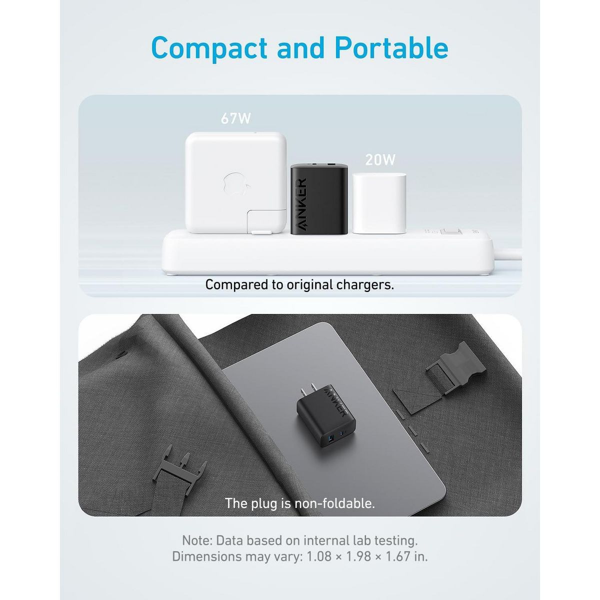 Anker iPhone 17/16 Charger (Black, 2 Pack & 2 Cable) - thumbnail 5
