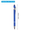 Unique Bargains Metal Black Ink Medium Point 2 in 1 Ballpoint Pen with Screen Touching Tip Style 1 12 Pcs - 2 of 4