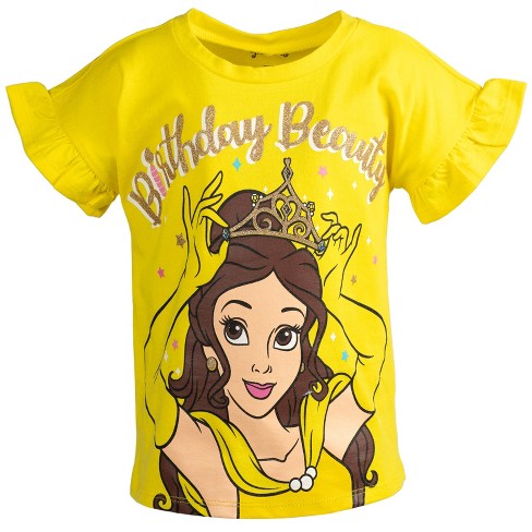 Disney Girls Princess Graphic T-Shirt, Sizes 4-18, Girl's, Size: XL, Blue