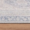 World Rug Gallery Valora Red Vintage Medallion Washable Low-Pile Indoor Area Rug with Non-Slip Backing - 3 of 4