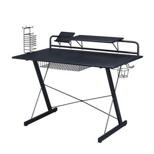 NicBex 47.25 Inch Modern Computer Home Office Desk with Cup holder and Shelving - 1 of 4
