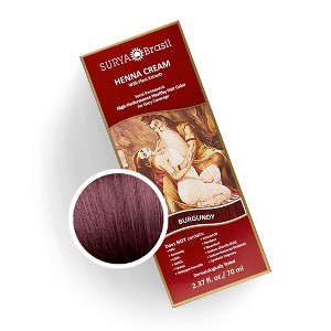 Surya Brasil Henna Cream (BURGUNDY) Hair Color | Brazilian Haircolor Creme Dye from Brazil - 1 of 4