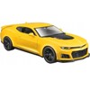 2017 Chevrolet Camaro ZL1 Yellow Metallic "Special Edition" 1/24 Diecast Model Car by Maisto - 2 of 3
