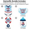Big Dot of Happiness Ahoy It's a Boy - 4 Baby Shower Games - 10 Cards Each - Gamerific Bundle - 3 of 4