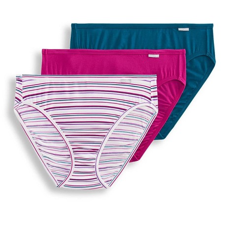 Jockey Womens Supersoft French Cut 3 Pack Underwear French Cuts Viscose 6  Teal Oasis/sorbet Stripe/formation Fuchsia : Target