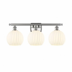 White Venetian - 3 Light Bath Vanity In Modern Style-11 Inches Tall and 28 Inches Wide - 1 of 1