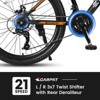 Aukfa 26-Inch Mountain Bike for Adults & Teens, 21-Speed Shimano, High-Carbon Steel Frame, Suspension Fork, Mechanical Disc Brakes - 4 of 4