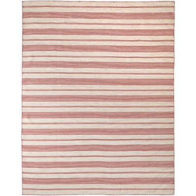 Duprine Transitional Stripes Indoor/Outdoor Area Rug