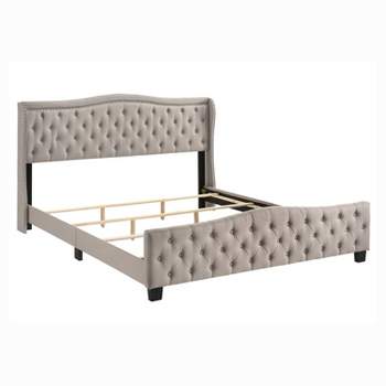 Kiana Wingback Upholstered Bed - HOMES: Inside + Out