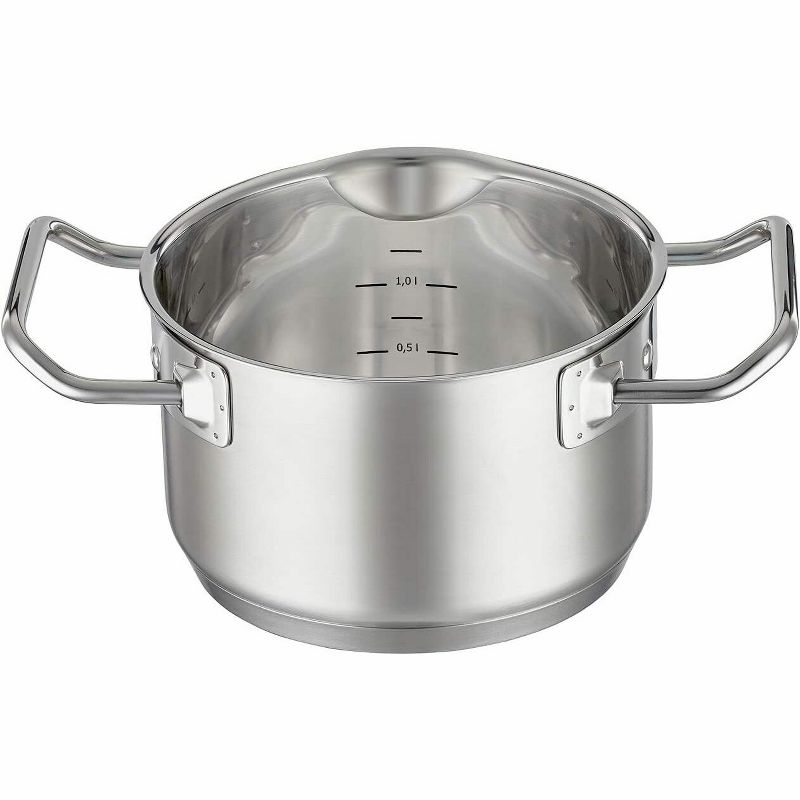 Rosle EXPERTISO Stainless Steel High Casserole Pot with Glass Lid (6.3 Inch), 3 of 4